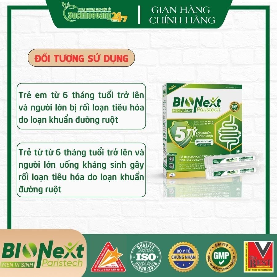 Men vi sinh BioNext Paristech