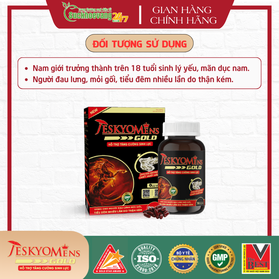 TPBVSK JeskyoMens Gold