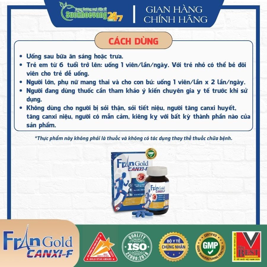 TPBVSK FranGold Canxi-F