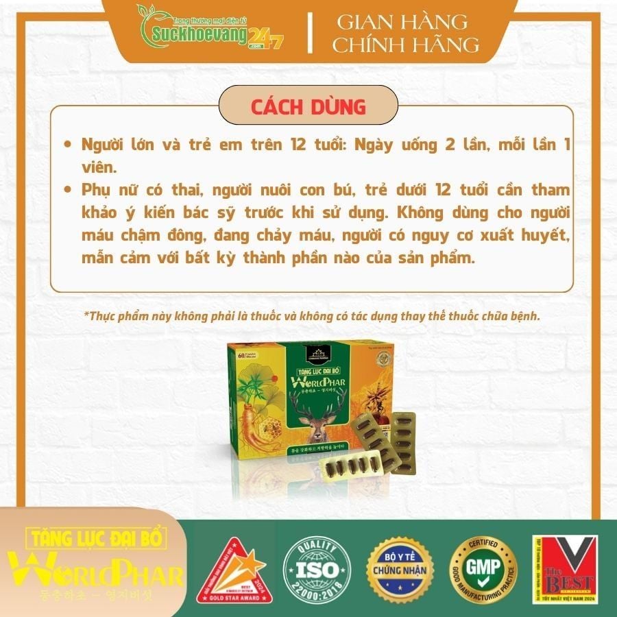 TPBVSK Tăng Lực Đại Bổ WorldPhar