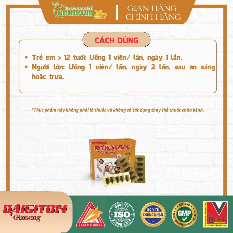 TPBVSK DAIGITON Ginseng