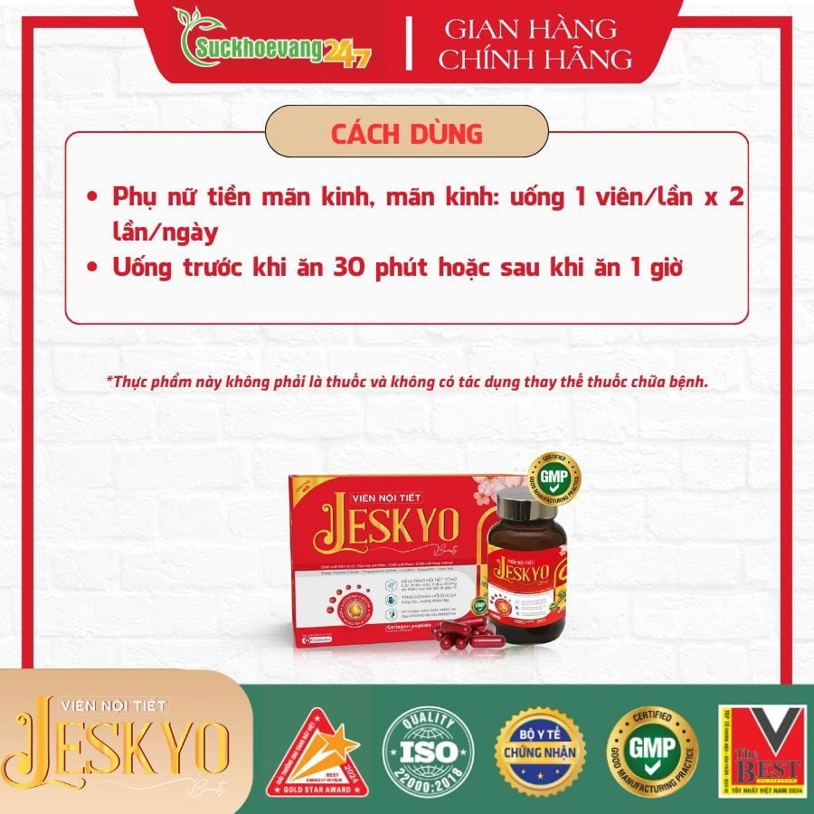 TPBVSK Viên Nội Tiết Jeskyo Beauty