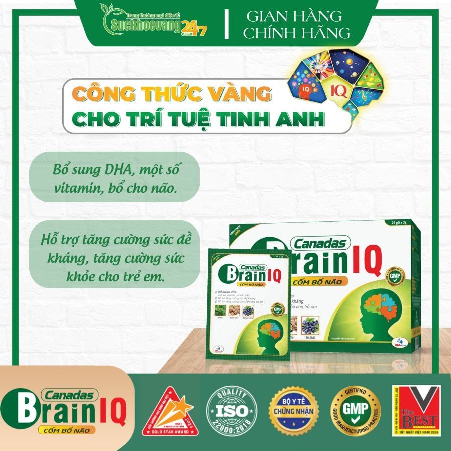 Cốm bổ não, bổ sung DHA - Canadas Brain IQ