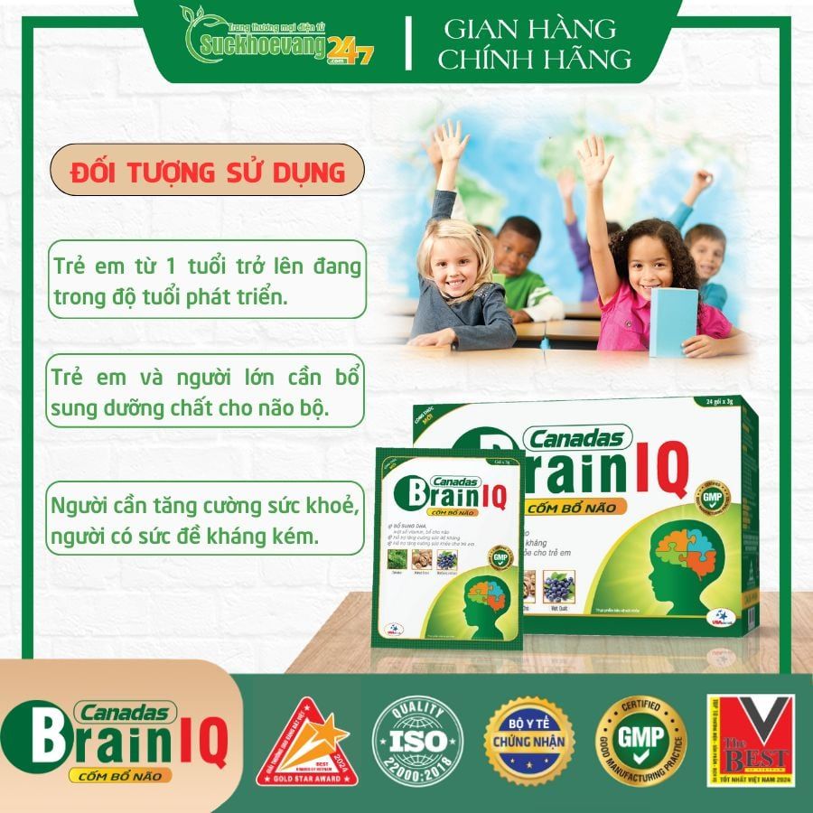 Cốm bổ não, bổ sung DHA - Canadas Brain IQ