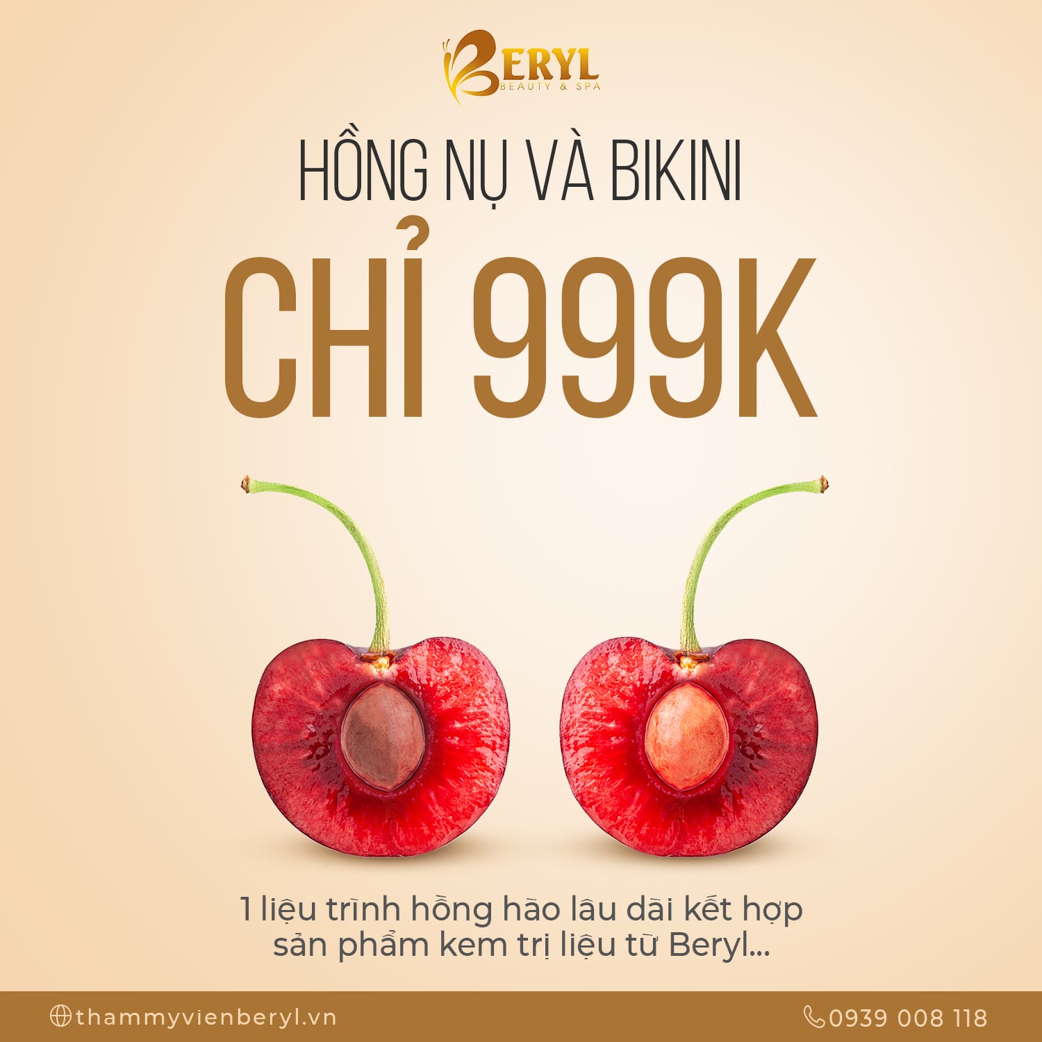 Trị Thâm Vùng Kín (Bikini) 999k
