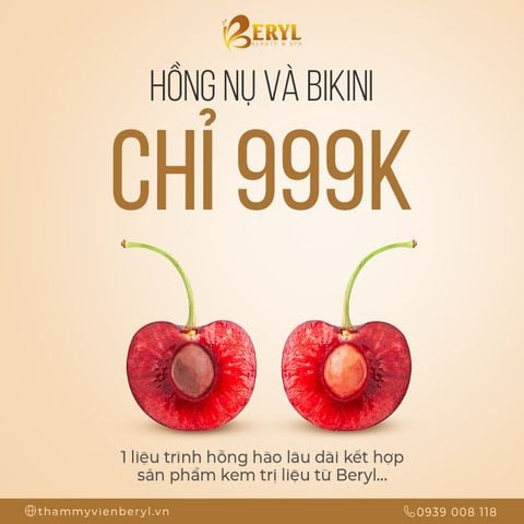 Trị Thâm Vùng Kín (Bikini) 999k