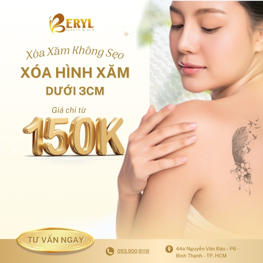 Xóa Hình Xăm Dưới 3cm