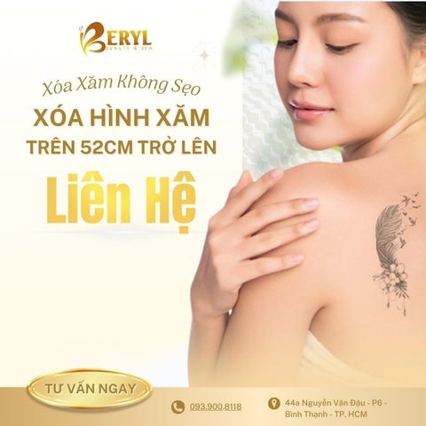 Xóa Hình Xăm Trên 52cm Trở Lên