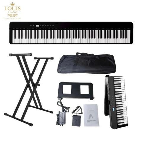Đàn Piano Gấp Louis LF-500 Bluetooth Tích Hợp Pin Sạc