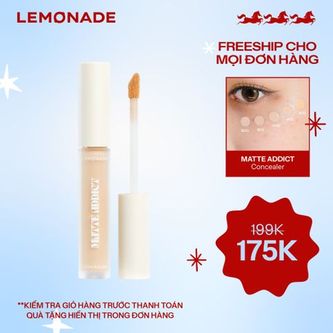  CHE KHUYẾT ĐIỂM KIỀM DẦU BỀN MÀU MATTE ADDICT CONCEALER 