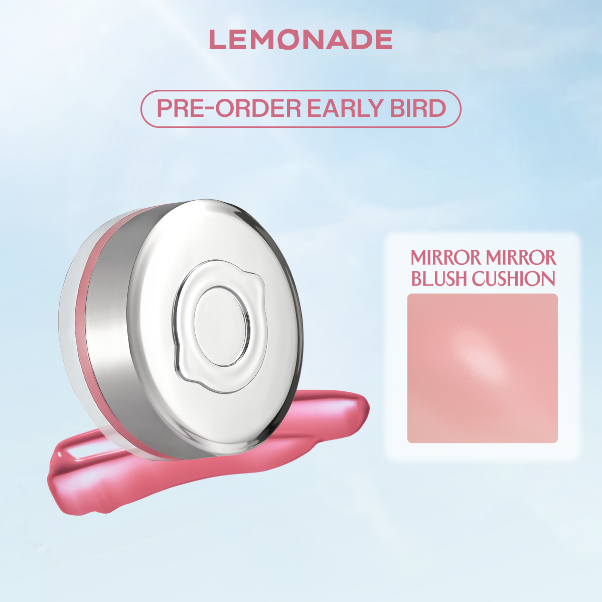  MÁ HỒNG CĂNG BÓNG DẠNG PHẤN NƯỚC THUẦN CHAY MIRROR MIRROR BLUSH CUSHION 8G 