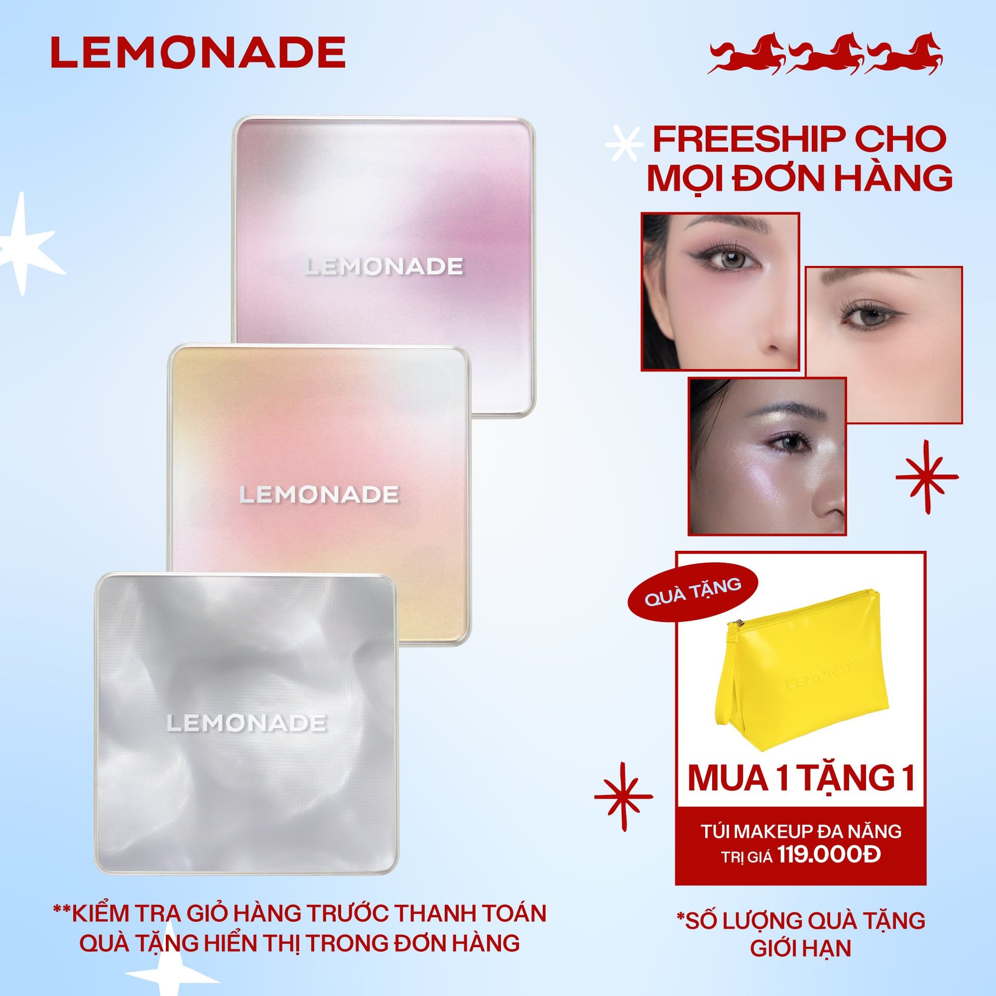  Bảng phấn mắt đa năng Lemonade Aesthetic Multi-task Palette 10.8g 