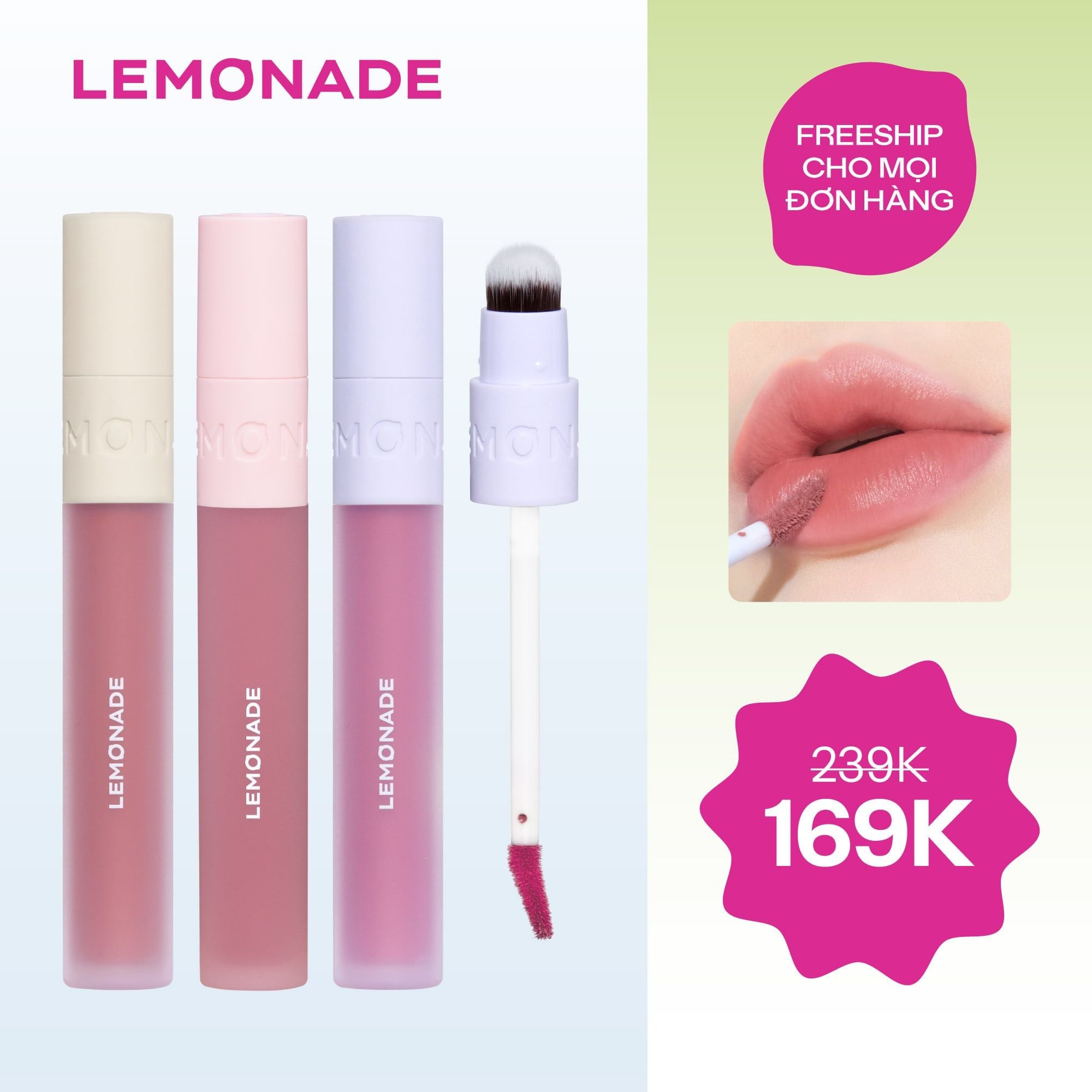  SON KEM MỊN LÌ THUẦN CHAY LEMONADE PERFECT COUPLE LIP 