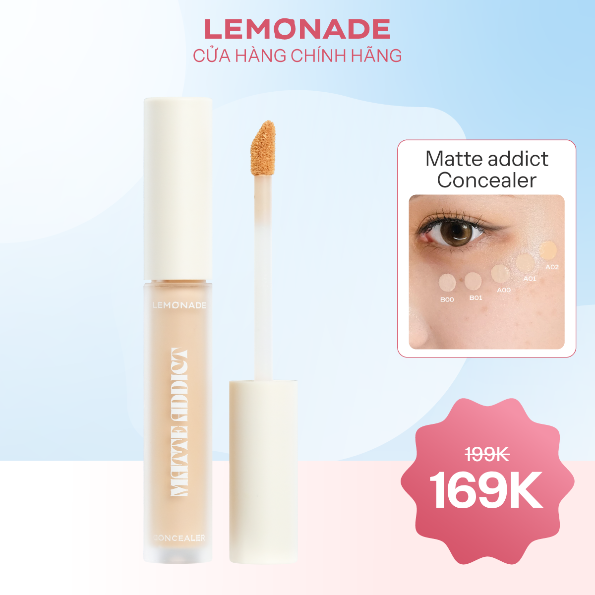  CHE KHUYẾT ĐIỂM KIỀM DẦU BỀN MÀU MATTE ADDICT CONCEALER 