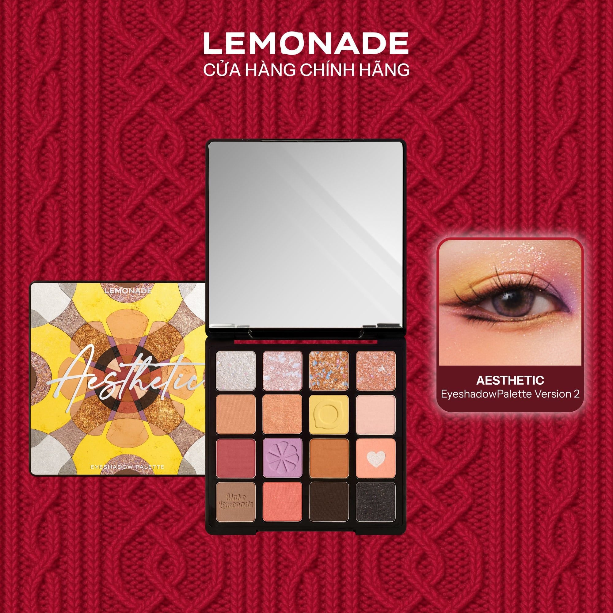  BẢNG PHẤN MẮT LEMONADE AESTHETIC EYESHADOW PALETTE VERSION 2 