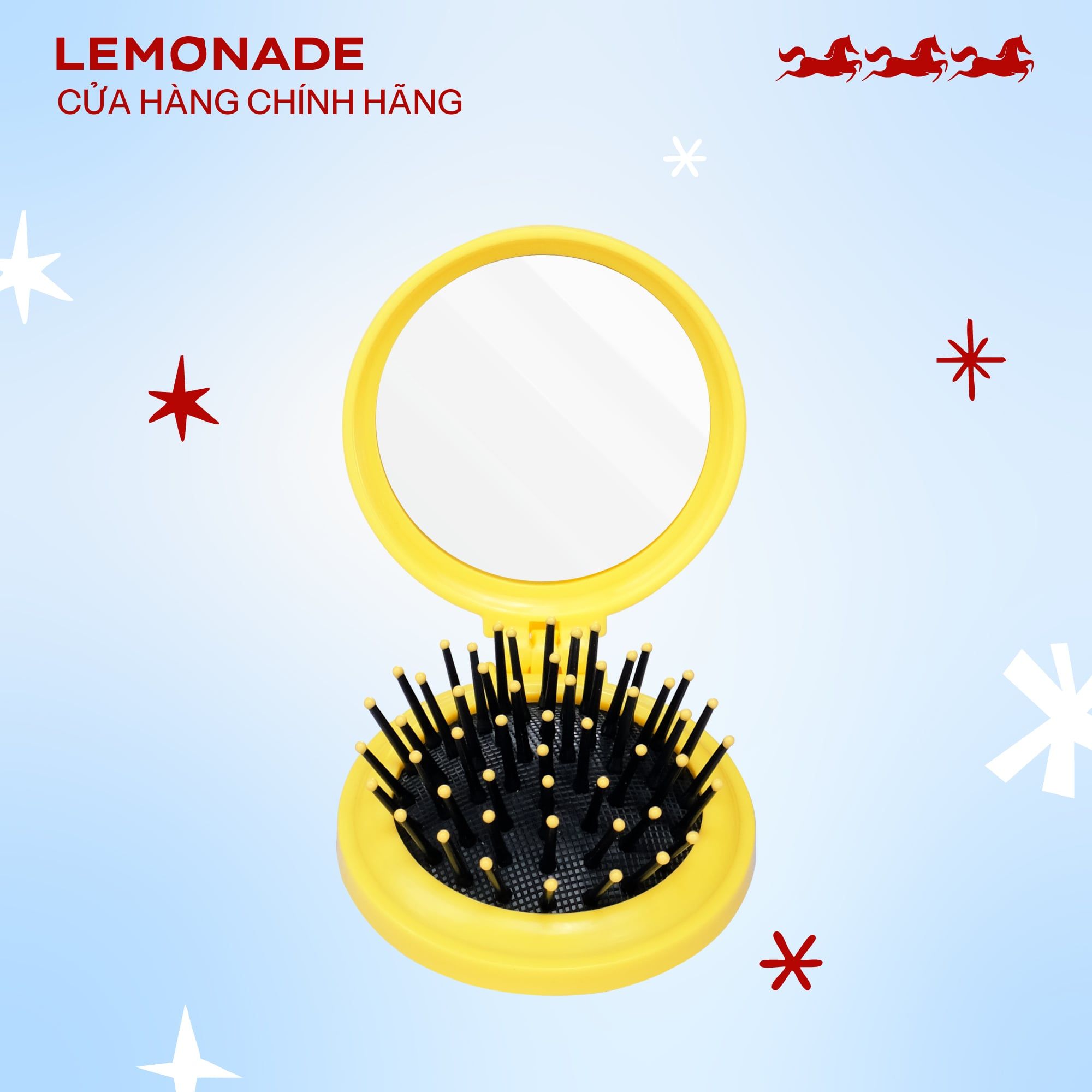  Gương lược gấp tiện lợi 