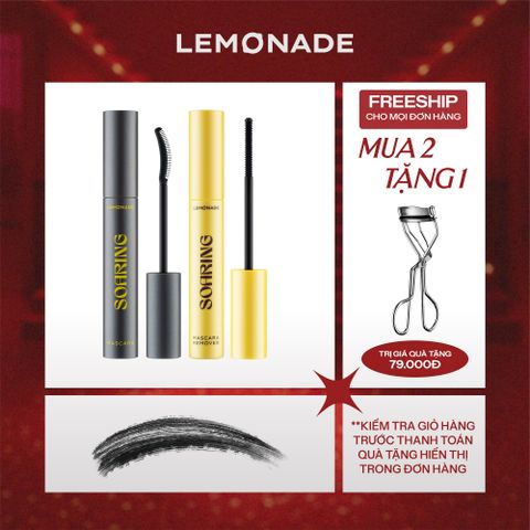  COMBO LEMONADE CHUÔT MI SOARING MASCARA & TẨY TRANG MI SOARING MASCARA REMOVER 