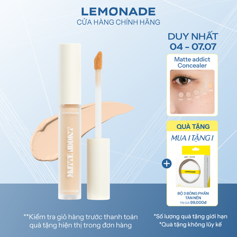  CHE KHUYẾT ĐIỂM KIỀM DẦU BỀN MÀU MATTE ADDICT CONCEALER 