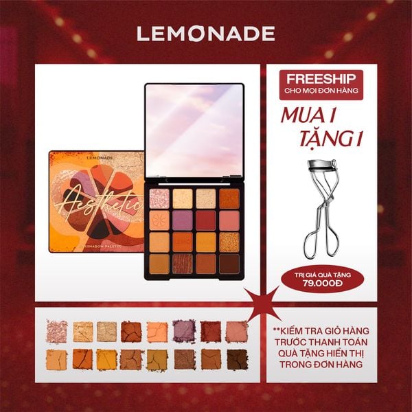 BẢNG PHẤN MẮT LEMONADE AESTHETIC EYESHADOW PALETTE