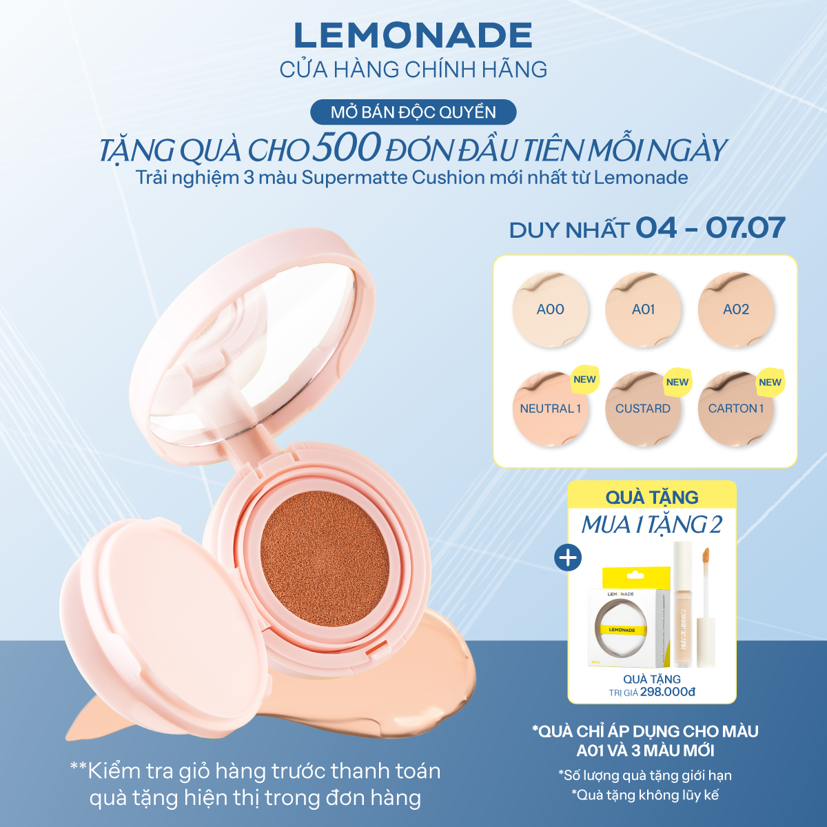  PHẤN NƯỚC SIÊU KIỀM DẦU SUPERMATTE CUSHION 