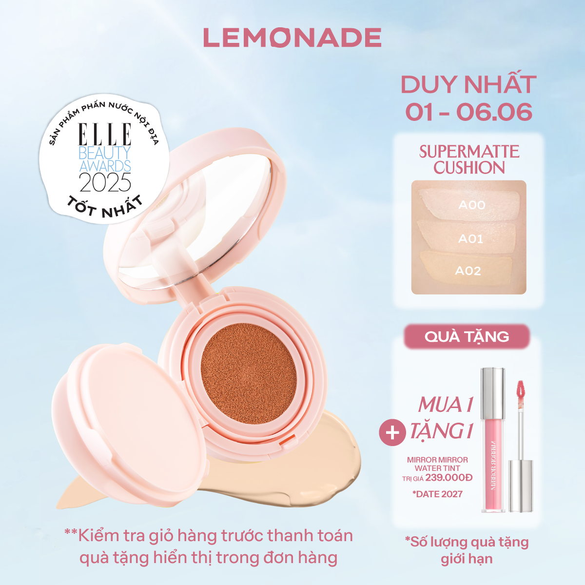  PHẤN NƯỚC SIÊU KIỀM DẦU SUPERMATTE CUSHION 