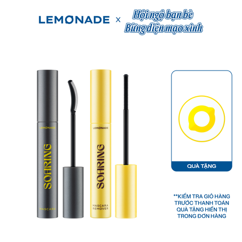  COMBO LEMONADE CHUÔT MI SOARING MASCARA & TẨY TRANG MI SOARING MASCARA REMOVER 