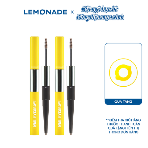  COMBO 02 CHÌ KẺ MÀY 2 ĐẦU LEMONADE WANT IT GOT IT DUAL EYEBROW 
