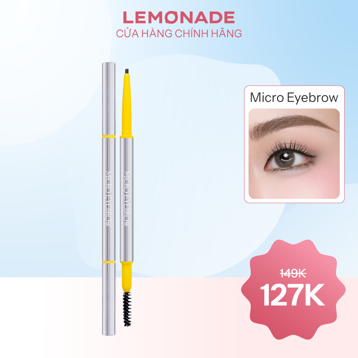  CHÌ KẺ MÀY SIÊU MẢNH LÂU TRÔI LEMONADE MICRO EYEBROW 0.1G 