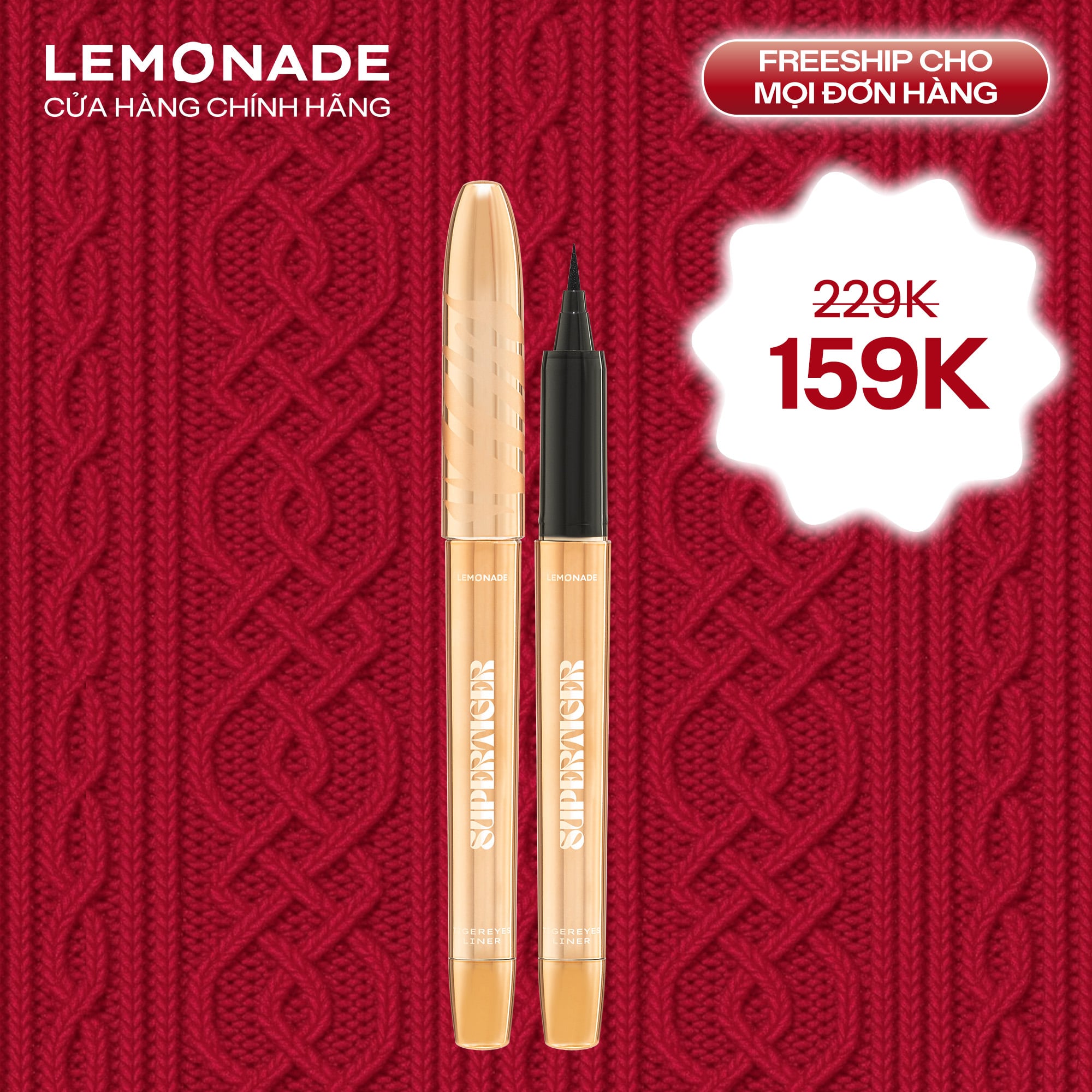 BÚT KẺ MẮT SIÊU MẢNH LEMONADE SUPERTIGER EYELINER