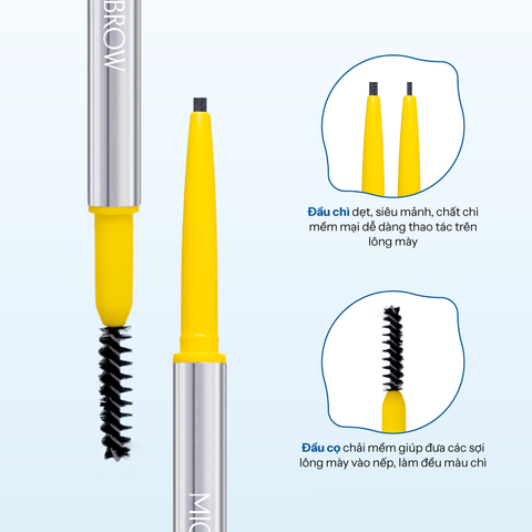  CHÌ KẺ MÀY SIÊU MẢNH LÂU TRÔI LEMONADE MICRO EYEBROW 0.1G 