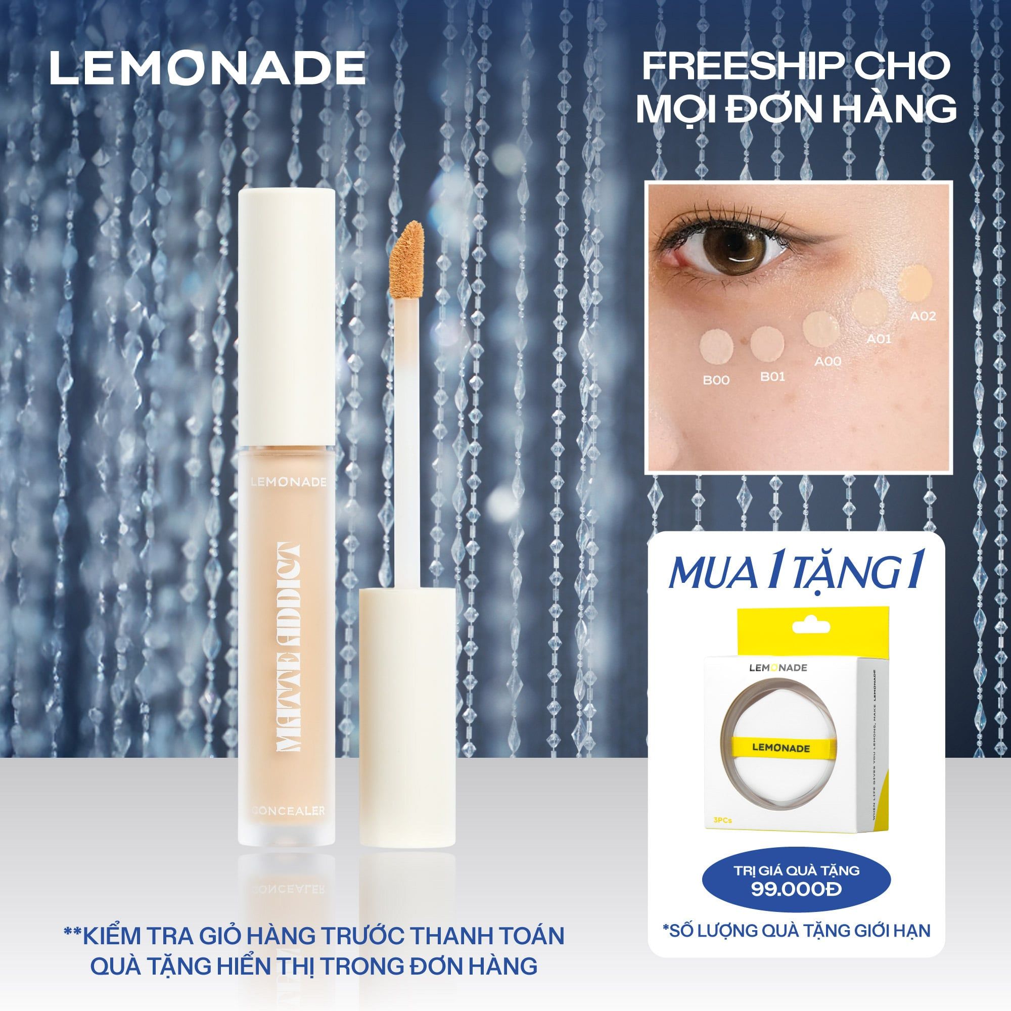  CHE KHUYẾT ĐIỂM KIỀM DẦU BỀN MÀU MATTE ADDICT CONCEALER 