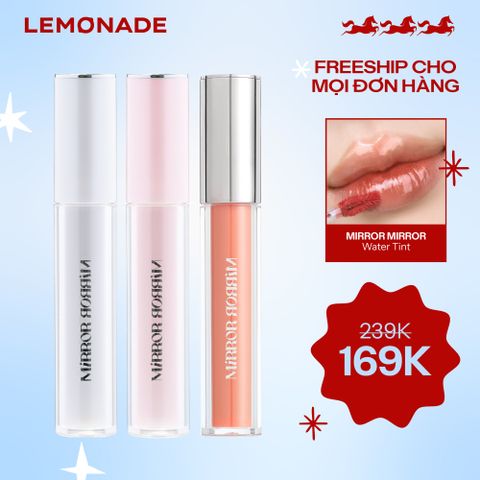  SON TINT BÓNG KHÔNG DÍNH BỀN MÀU LEMONADE MIRROR MIRROR WATER TINT 