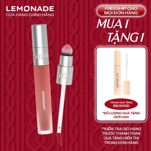 SON BÙN ẨM MỜ MỊN LÂU TRÔI LEMONADE PERFECT COUPLE BLURRY STAIN LIP CREAM