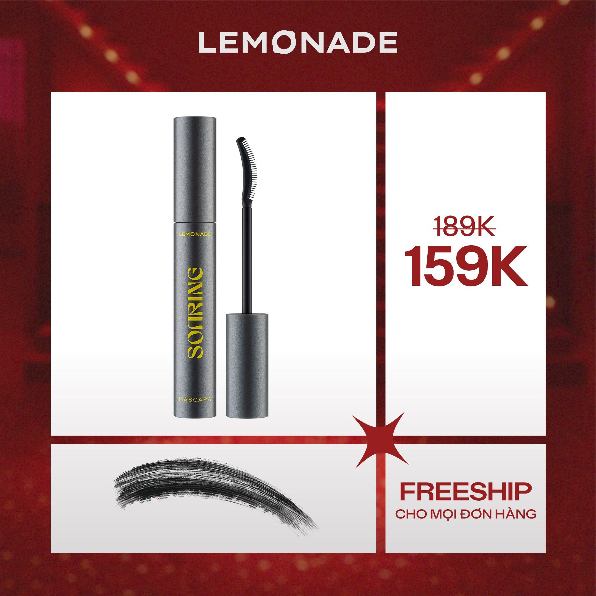  CHUỐT MI TƠI DÀI LÂU TRÔI LEMONADE SOARING MASCARA 