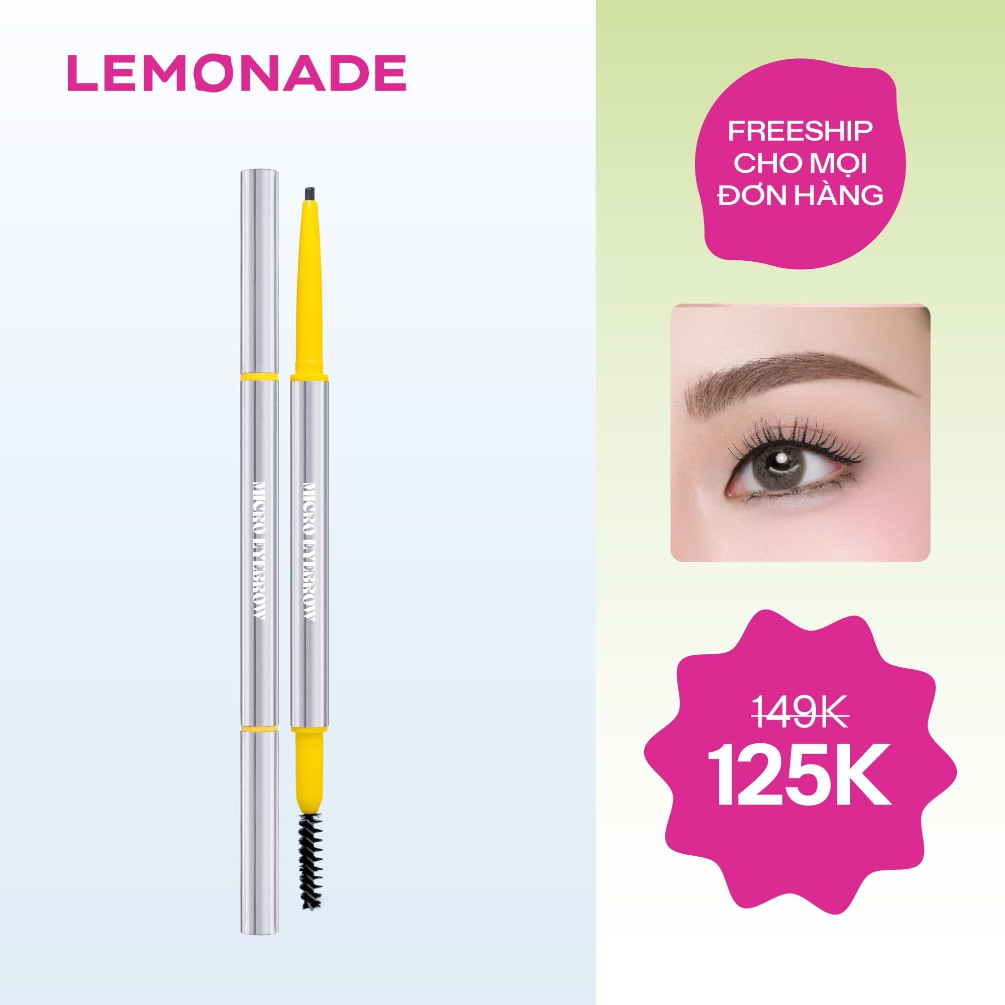  CHÌ KẺ MÀY SIÊU MẢNH LÂU TRÔI LEMONADE MICRO EYEBROW 0.1G 