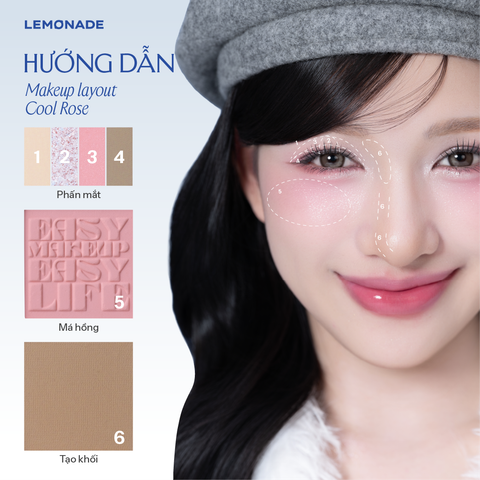  Bảng phấn mắt đa năng Lemonade Aesthetic Multi-task Palette 10.8g 
