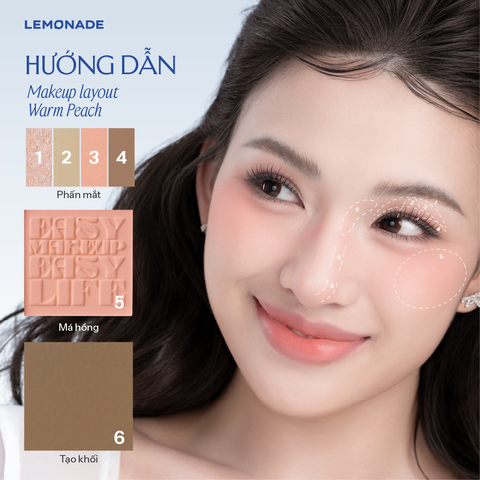 Bảng phấn mắt đa năng Lemonade Aesthetic Multi-task Palette 10.8g 
