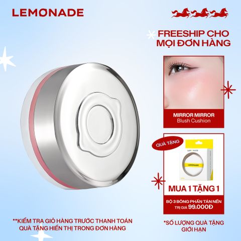  MÁ HỒNG CĂNG BÓNG DẠNG PHẤN NƯỚC THUẦN CHAY MIRROR MIRROR BLUSH CUSHION 8G 