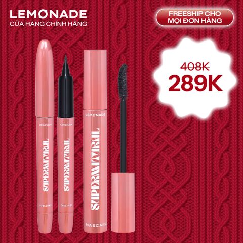  COMBO EYELINER VÀ MASCARA LEMONADE SUPERNATURAL 