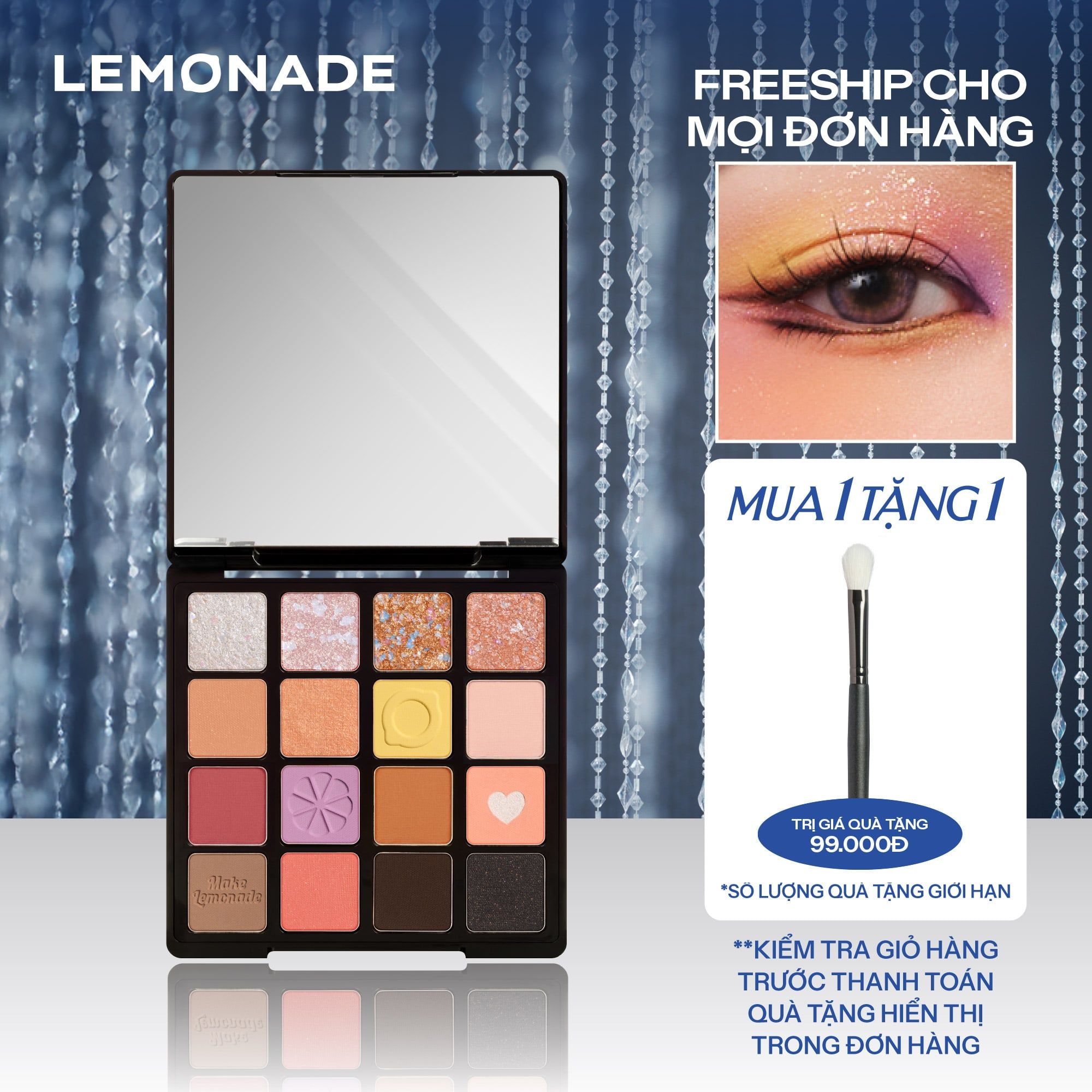  BẢNG PHẤN MẮT LEMONADE AESTHETIC EYESHADOW PALETTE VERSION 2 