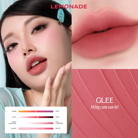  COMBO 02 SON BÙN ẨM MỜ MỊN LÂU TRÔI LEMONADE PERFECT COUPLE BLURRY STAIN LIP CREAM 
