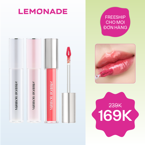  SON TINT BÓNG KHÔNG DÍNH BỀN MÀU LEMONADE MIRROR MIRROR WATER TINT 