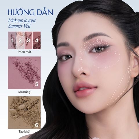 Bảng phấn mắt đa năng Lemonade Aesthetic Multi-task Palette 10.8g 