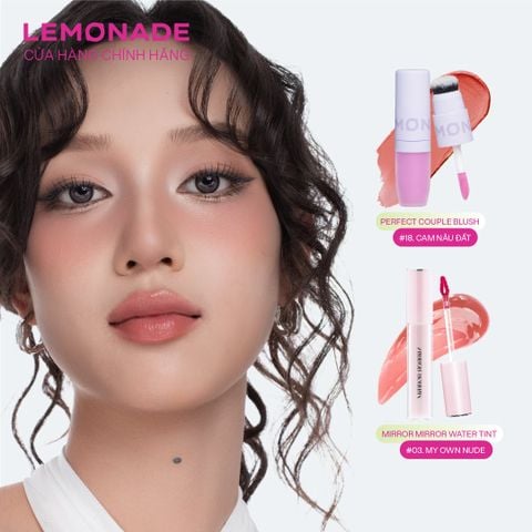  [Chic] Set Son Má Hồng Lemonade - Combo Makeup Thanh Lịch, Hiện Đại 