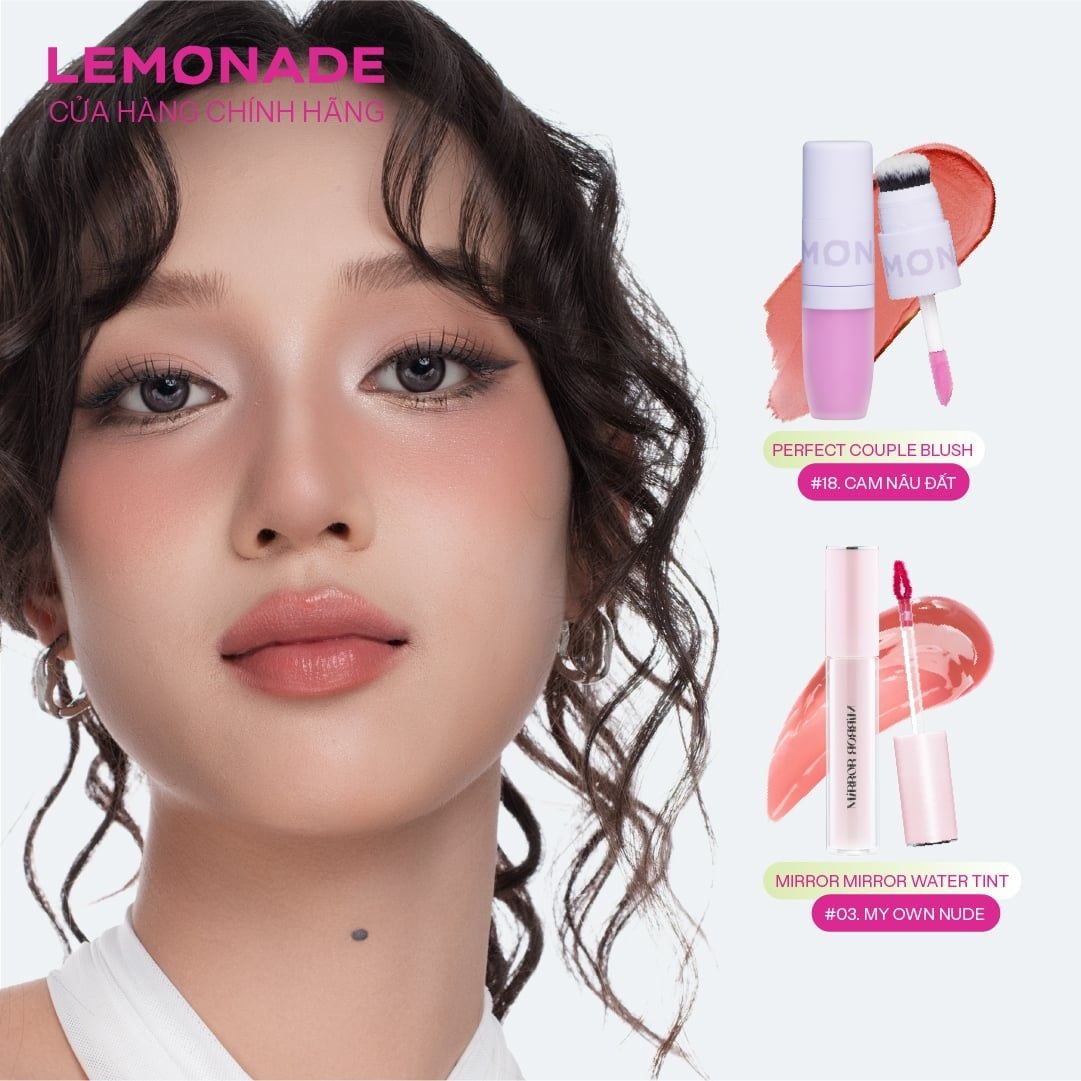  [Chic] Set Son Má Hồng Lemonade - Combo Makeup Thanh Lịch, Hiện Đại 