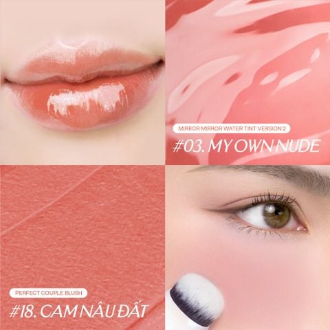  [Chic] Set Son Má Hồng Lemonade - Combo Makeup Thanh Lịch, Hiện Đại 