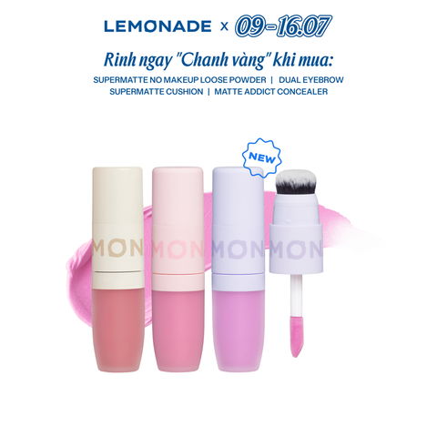  MÁ KEM MỊN LÌ THUẦN CHAY LEMONADE PERFECT COUPLE BLUSH 
