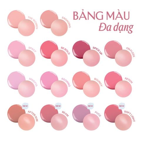  COMBO LEMONADE MÁ HỒNG CĂNG BÓNG MIRROR MIRROR BLUSH CUSHION 8G VÀ SON KEM PERFECT COUPLE LIP 