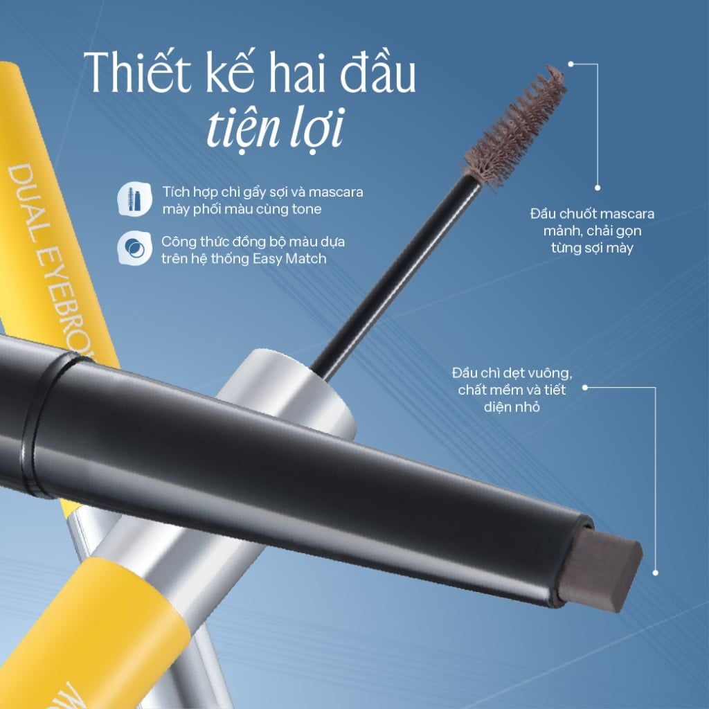  CHÌ KẺ MÀY 2 ĐẦU LEMONADE DUAL EYEBROW 