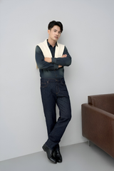 Áo Sơ Mi Jean Nam Dài Tay Form Ôm